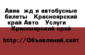 Авиа, жд и автобусные билеты - Красноярский край Авто » Услуги   . Красноярский край